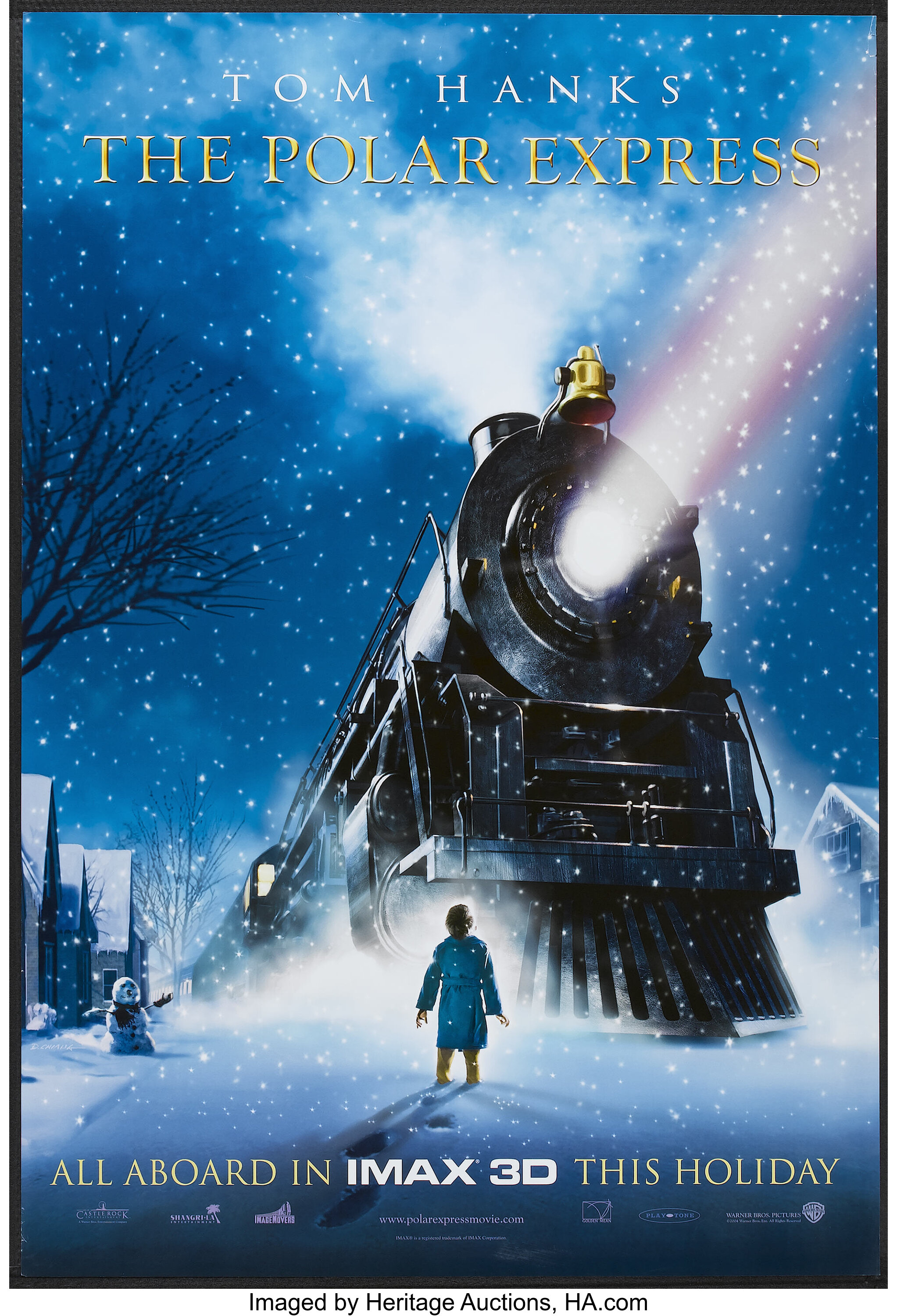 The Polar Express (Warner Brothers, 2004). Imax One Sheet (27