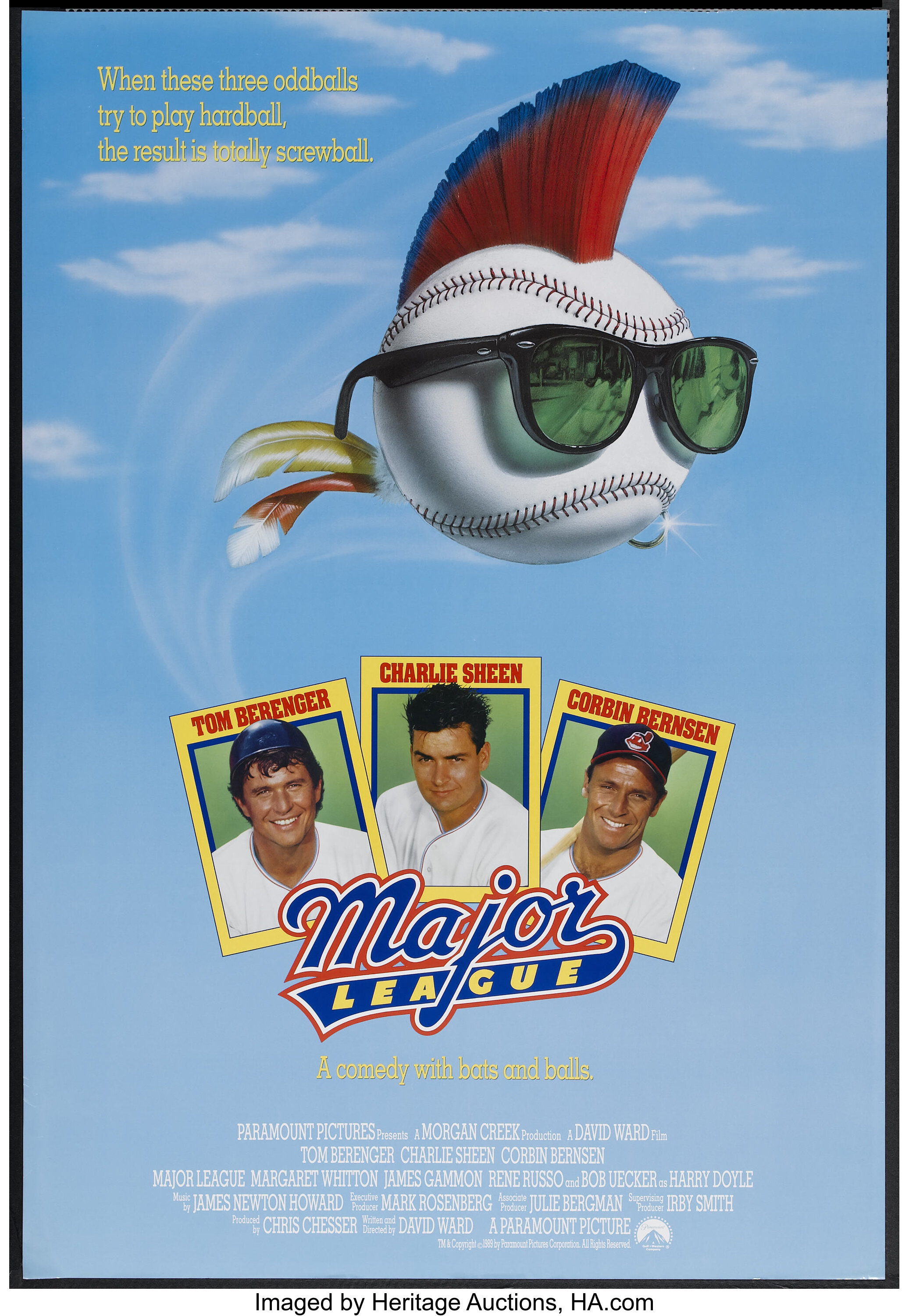 Major League 2 VHS 1994 Charlie Sheen Tom Berenger Corbin 