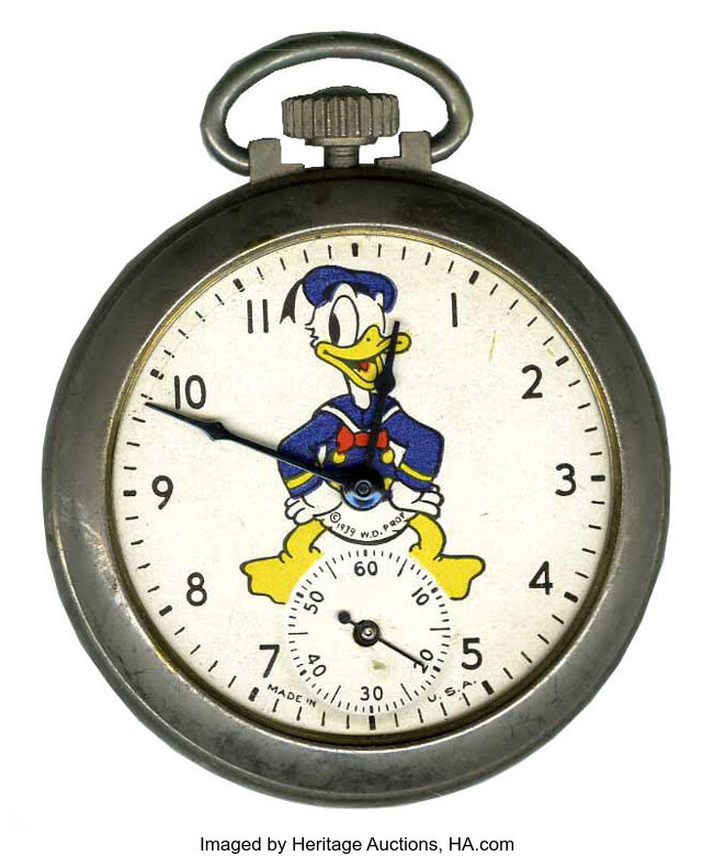 Donald duck pocket watch new arrivals