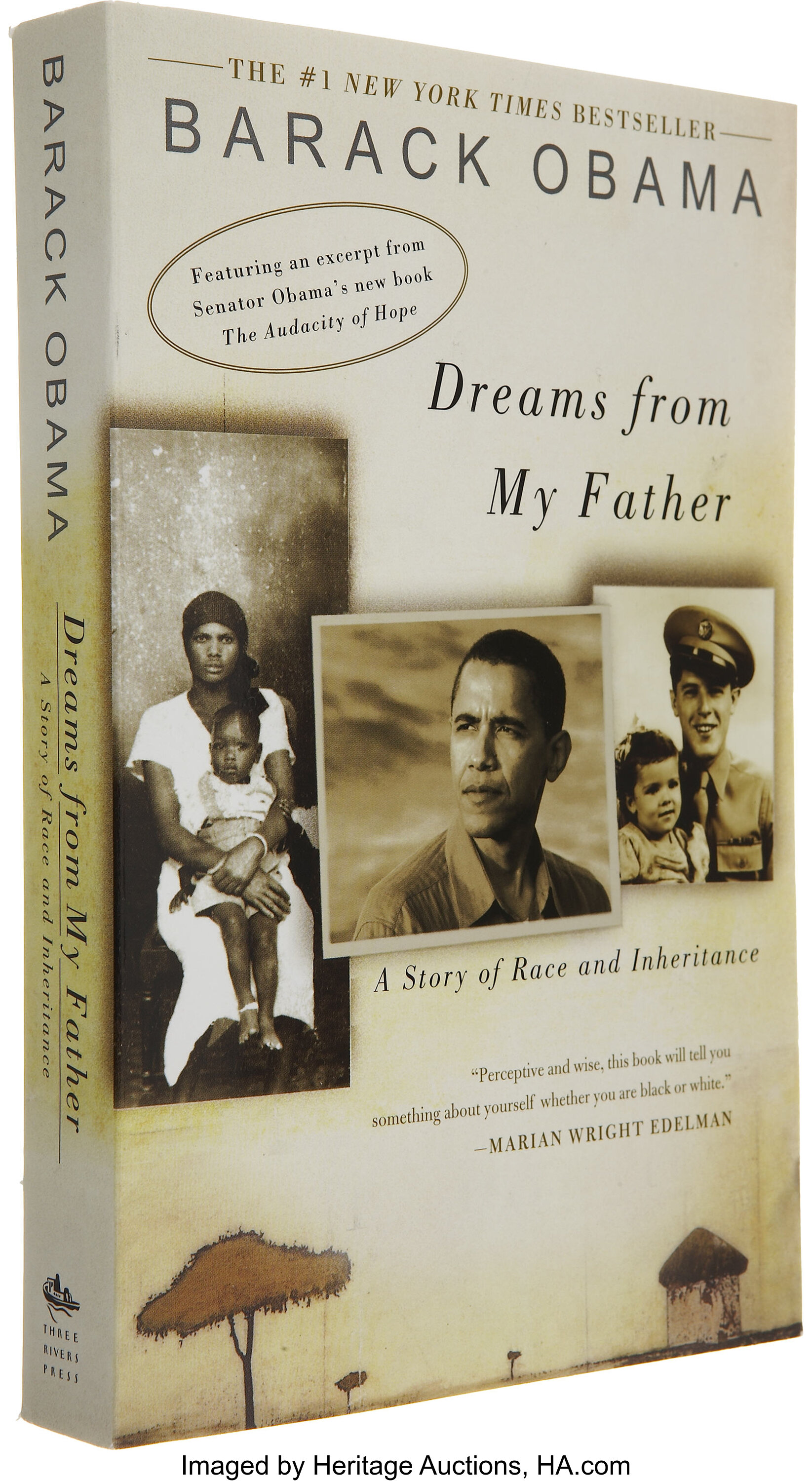 Barack Obama. Dreams of My Father. New York: Three Rivers Press, | Lot ...