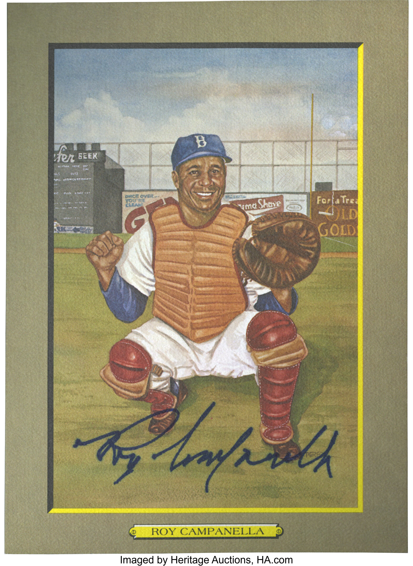 Roy Campanella Signed Jersey (JSA)