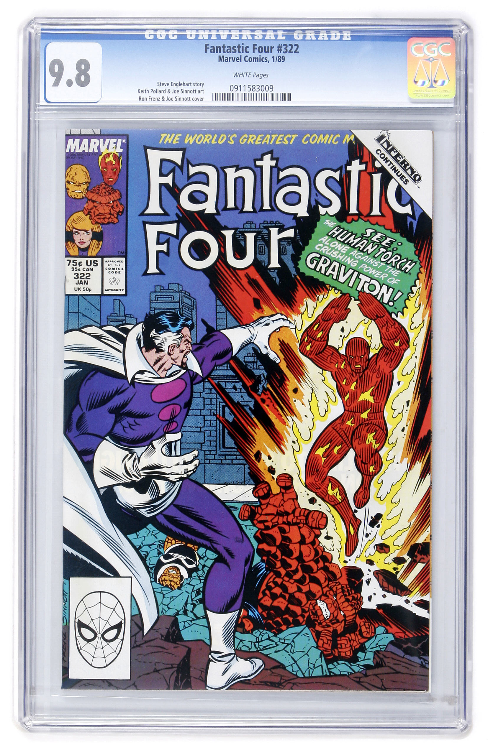 How Much Is Fantastic Four #322 Worth? Browse Comic Prices | Heritage ...