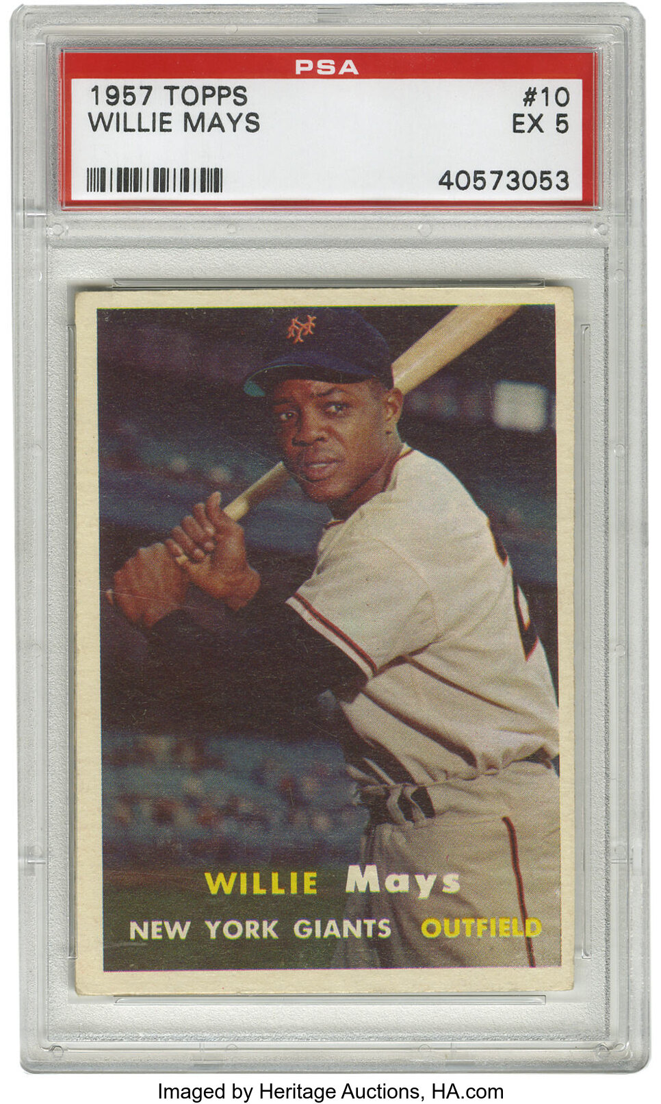 New York Giants Outfielder Willie Mays Poster