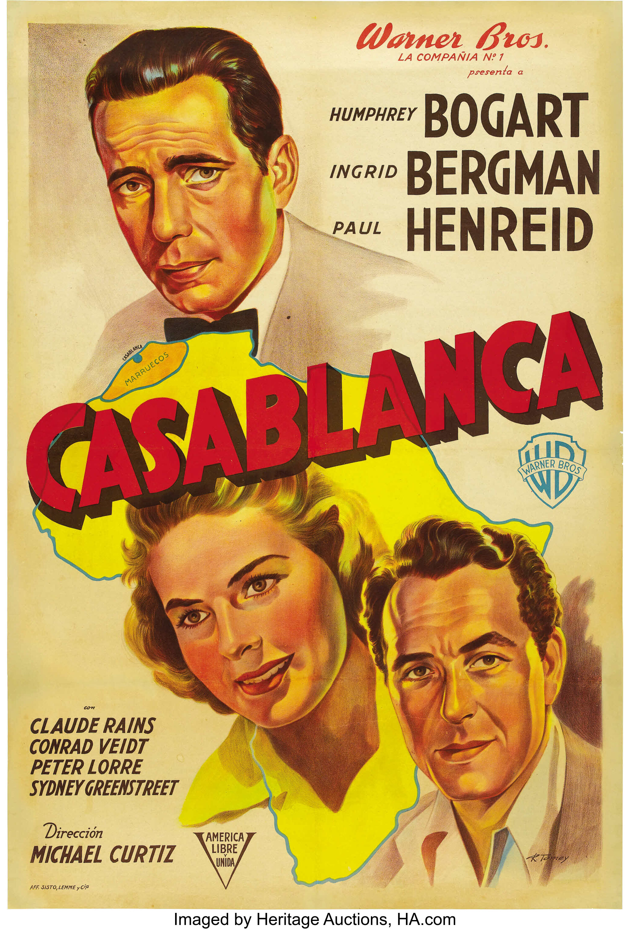 casablanca (1942) poster