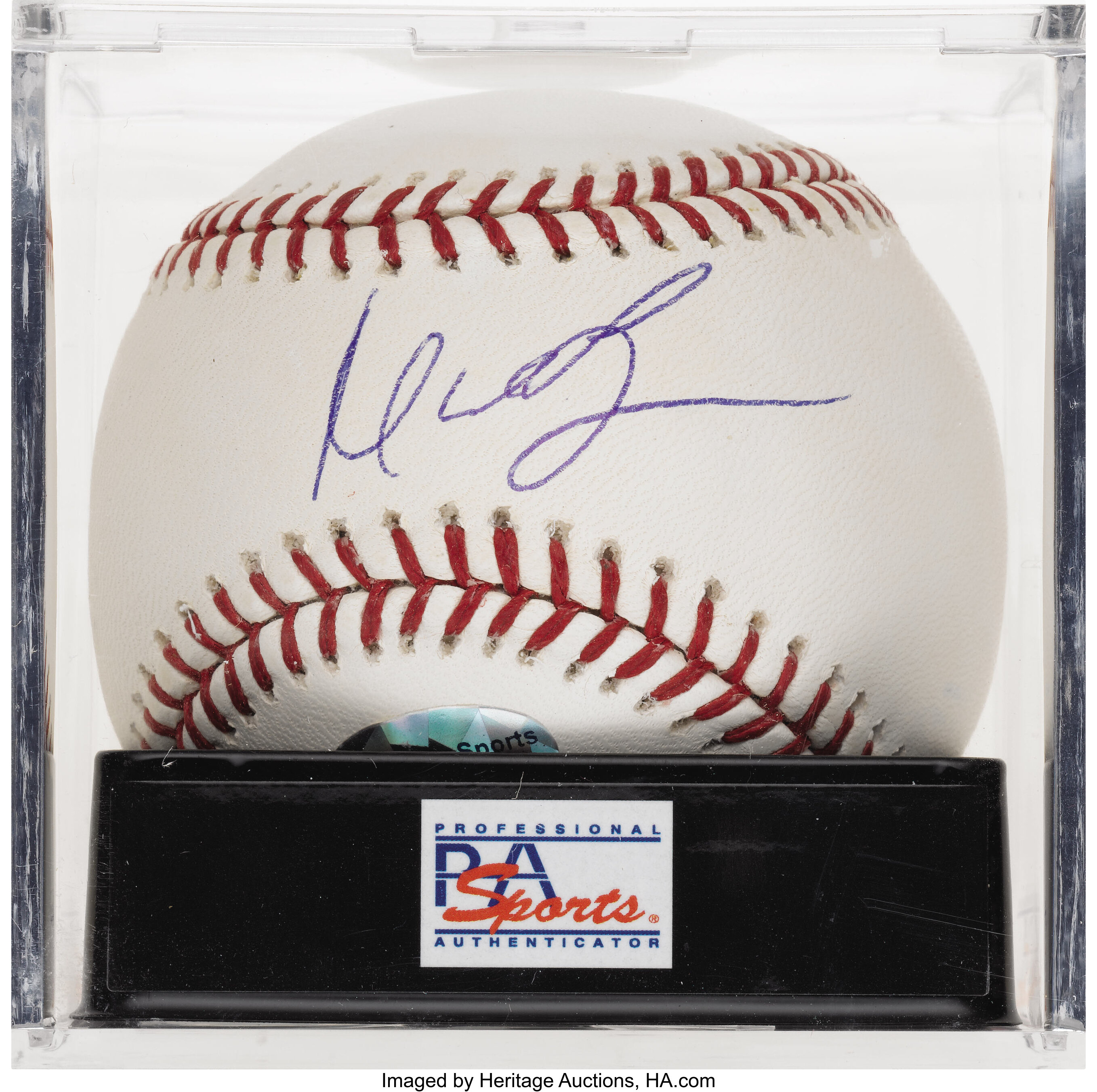 Manny Ramirez Boston Red Sox Signed Official MLB Baseball 04 WS MVP