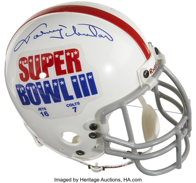 Johnny Unitas - Helmet Signed