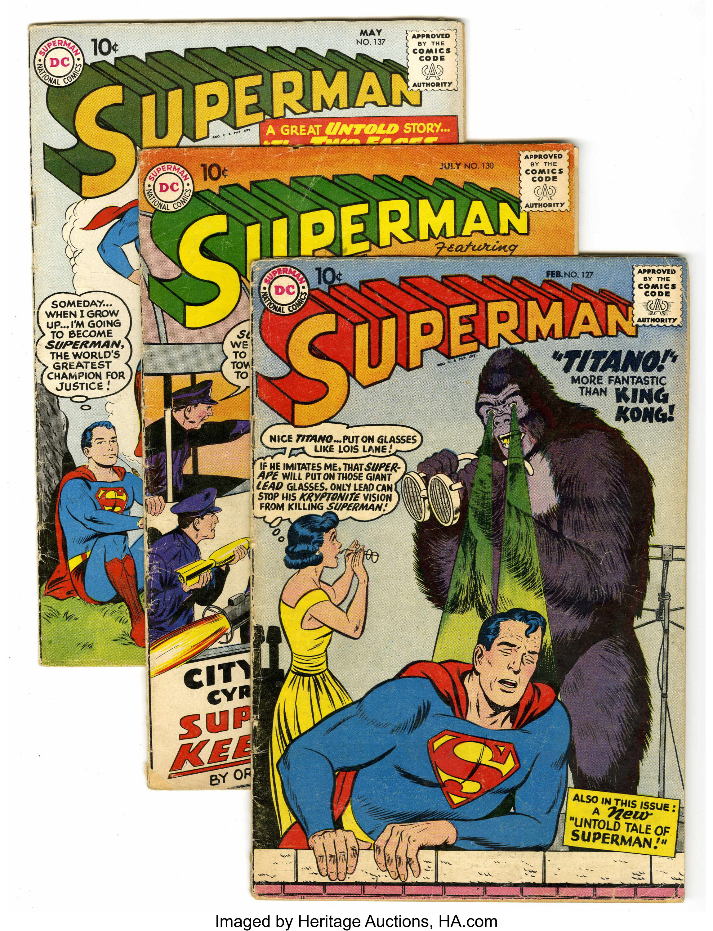 1959 superman comic book covers