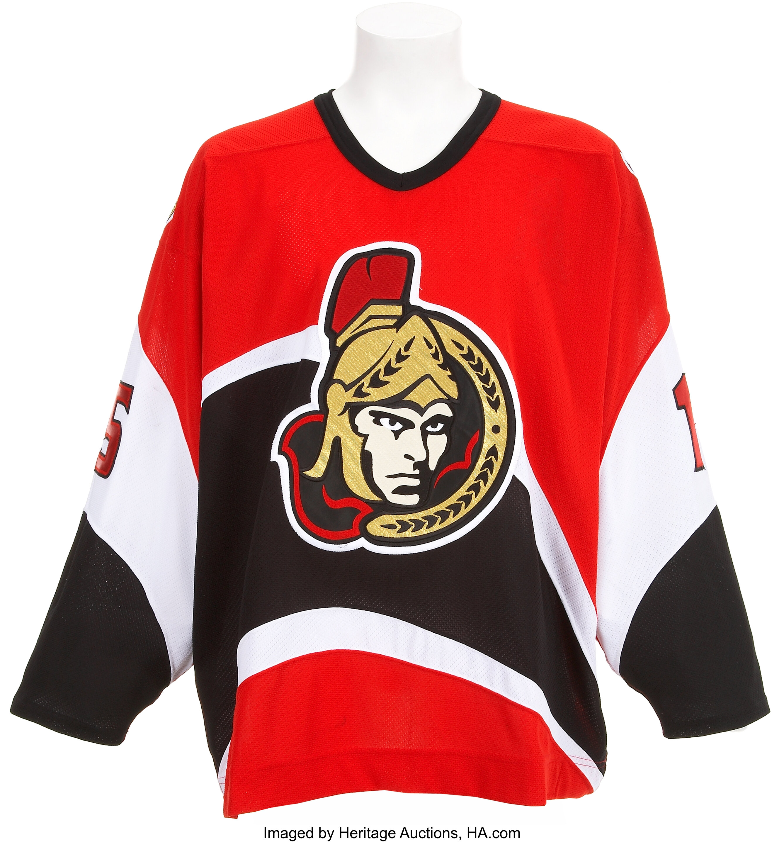 Dany Heatley Game Worn Ottawa Senators Jersey - OTTAWA SENATORS