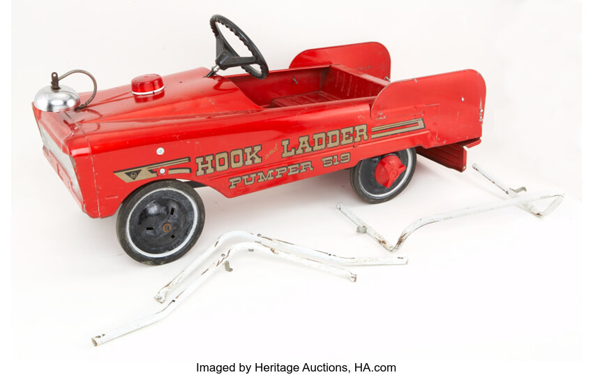 AMF Hook and Ladder Pumper 519 Pedal Car.... Antiques Toys | Lot