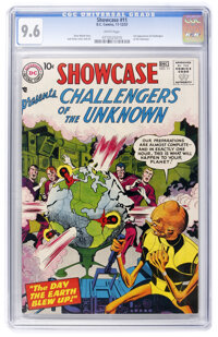 Showcase #11 Challengers of the Unknown (DC, 1957) CGC NM+ 9.6 White pages