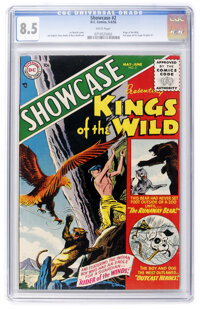 Showcase #2 Kings of the Wild (DC, 1956) CGC VF+ 8.5 White pages