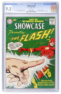 Showcase #8 The Flash (DC, 1957) CGC NM- 9.2 White pages