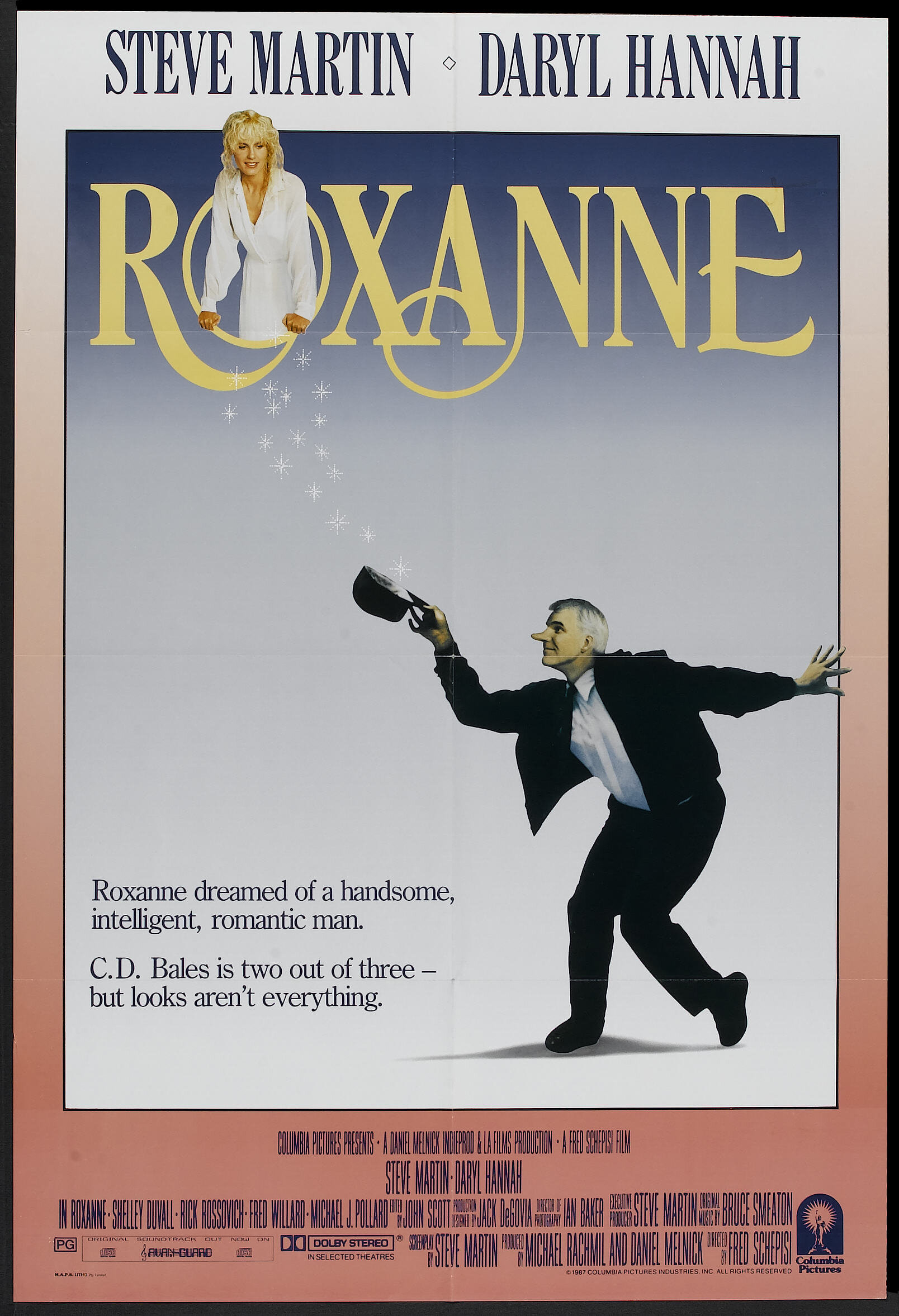 Roxanne (Columbia, 1987). Australian One Sheet (27 X 40).