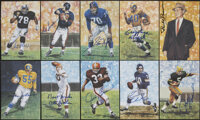 ARNIE HERBER GREEN BAY PACKERS UNSIGNED GOAL LINE ART GLA CARD SERIES 6 |