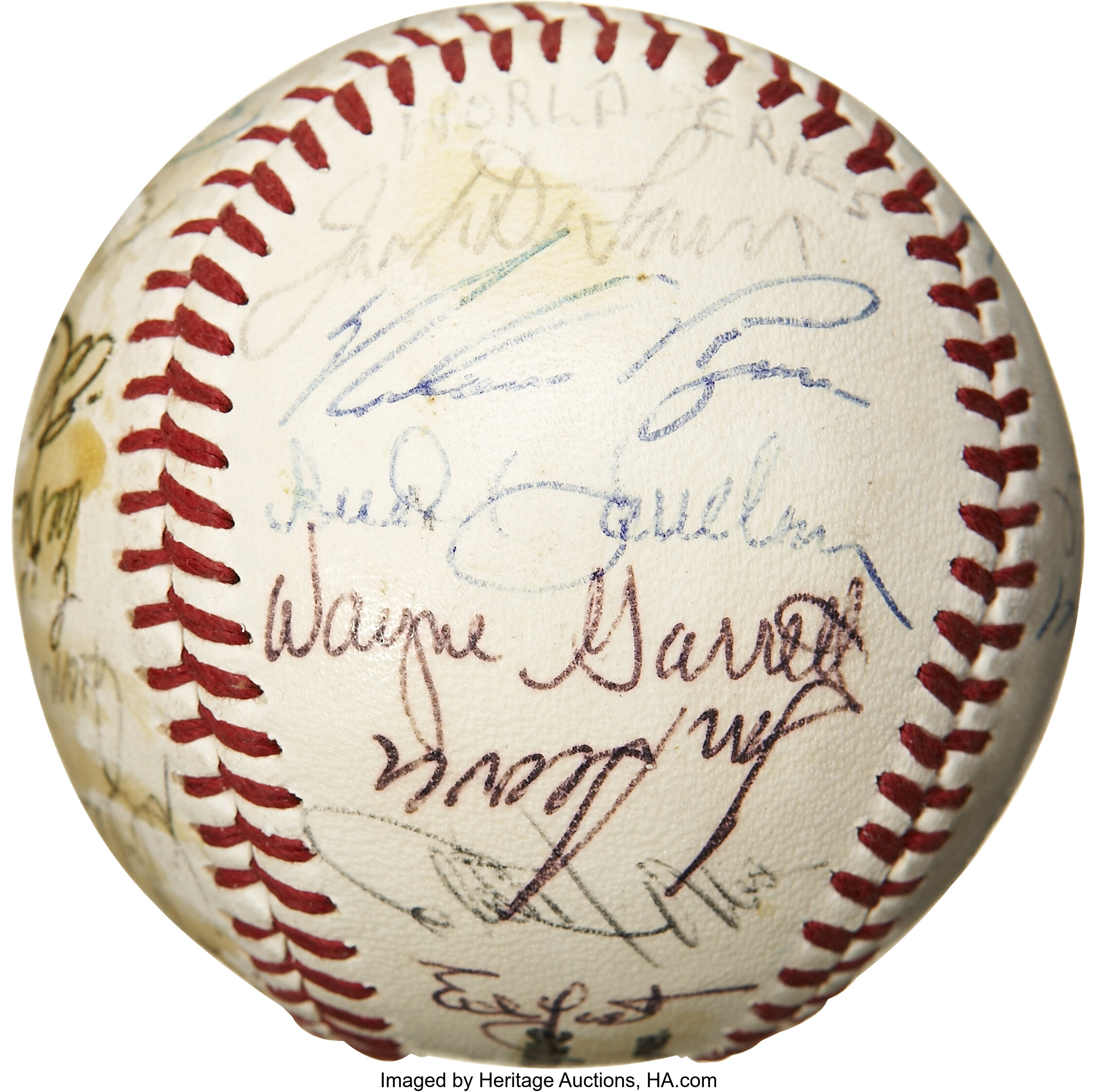 1969 New York Mets Team Signed Baseball. Autographs Baseballs, Lot  #81785