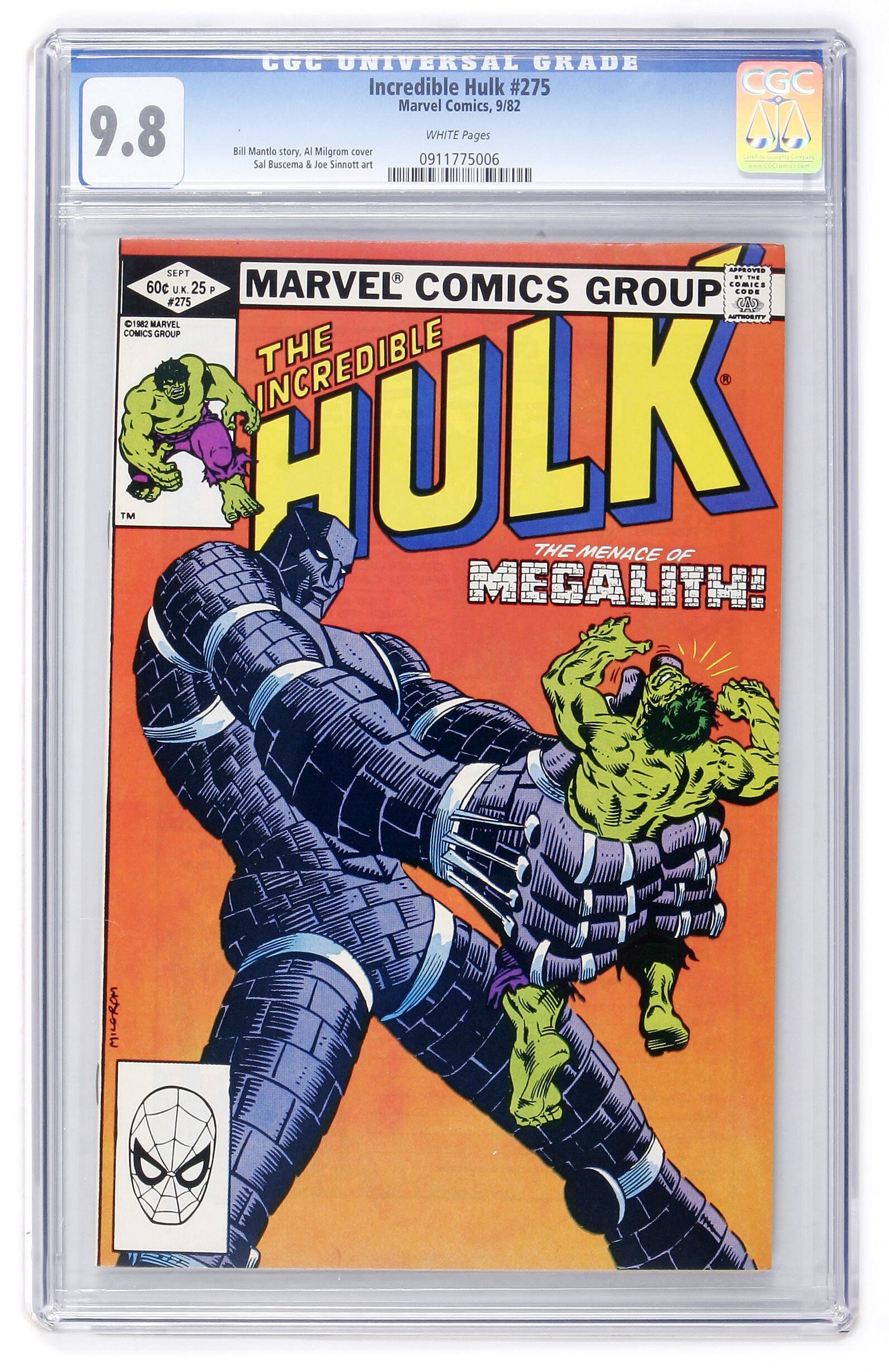 How Much Is The Incredible Hulk #275 Worth? Browse Comic Prices ...