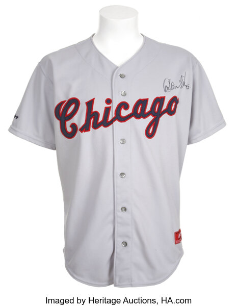 90s Vintage Carlton Fisk Chicago White Sox Baseball Jersey 
