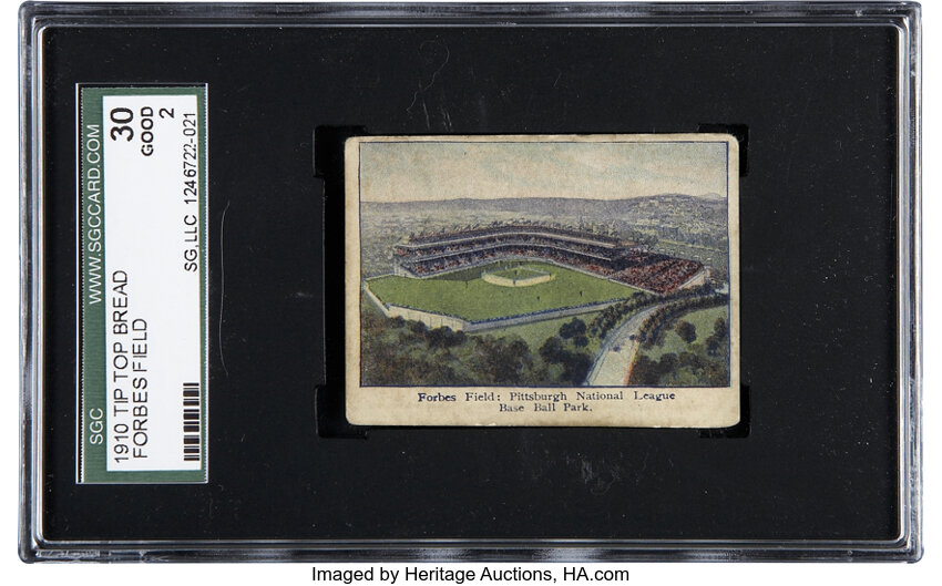 1909 Vintage Pittsburgh Pirates Forbes Field Postcard 