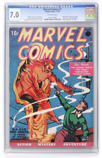Marvel Comics #1 (Timely, 1939) CGC FN/VF 7.0 Off-white pages