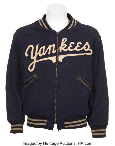 Lot - 1950's New York Yankees Game Used Baseball Jersey