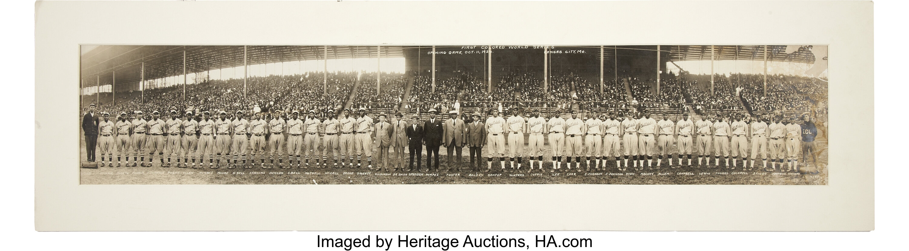 1924 Kansas City Monarchs, Negro National League, Panoramic