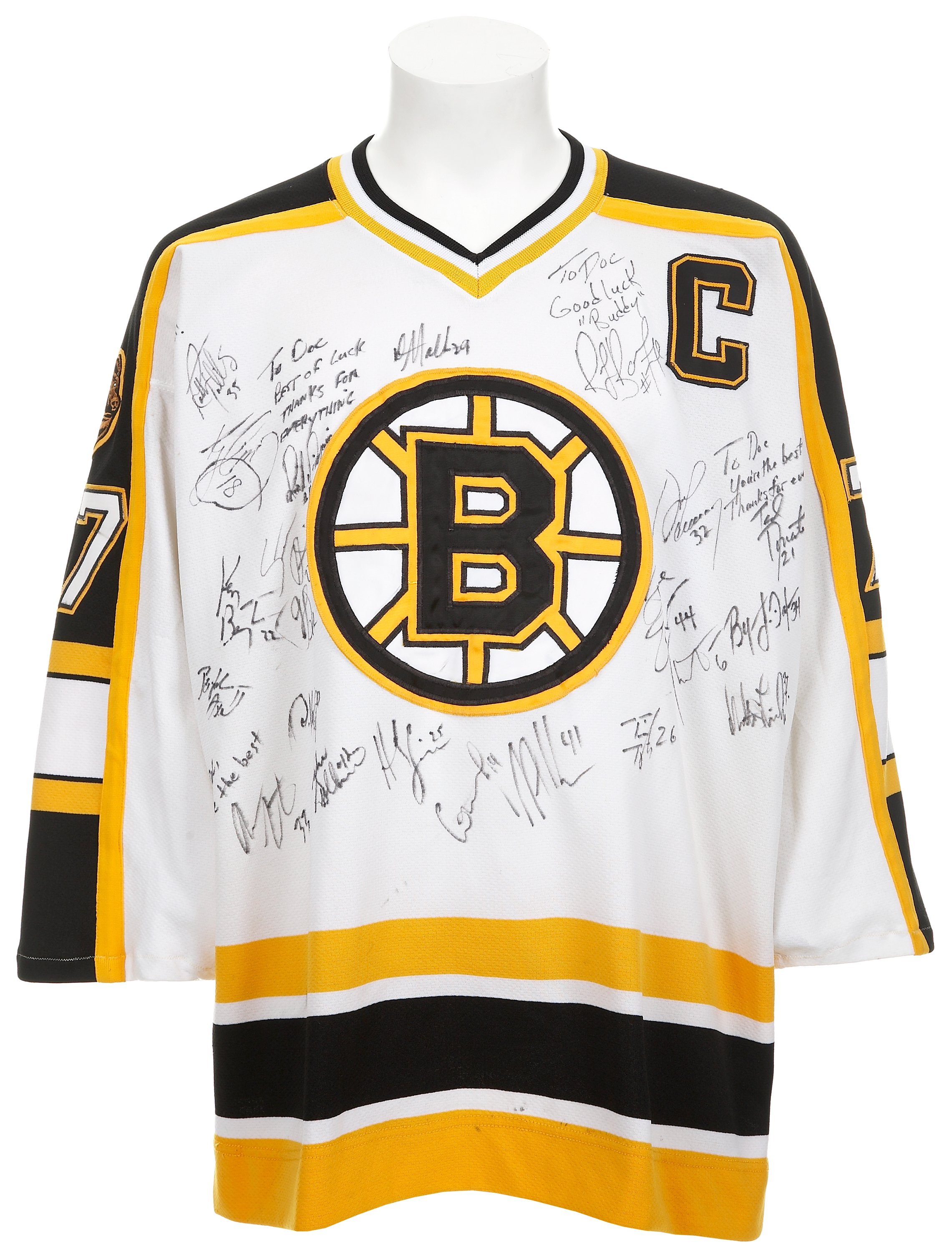Lot Detail - 9/26/1995 Ray Bourque Boston Bruins Game-Used Home “Last  Hurrah” Jersey (Final Game at Boston Garden)