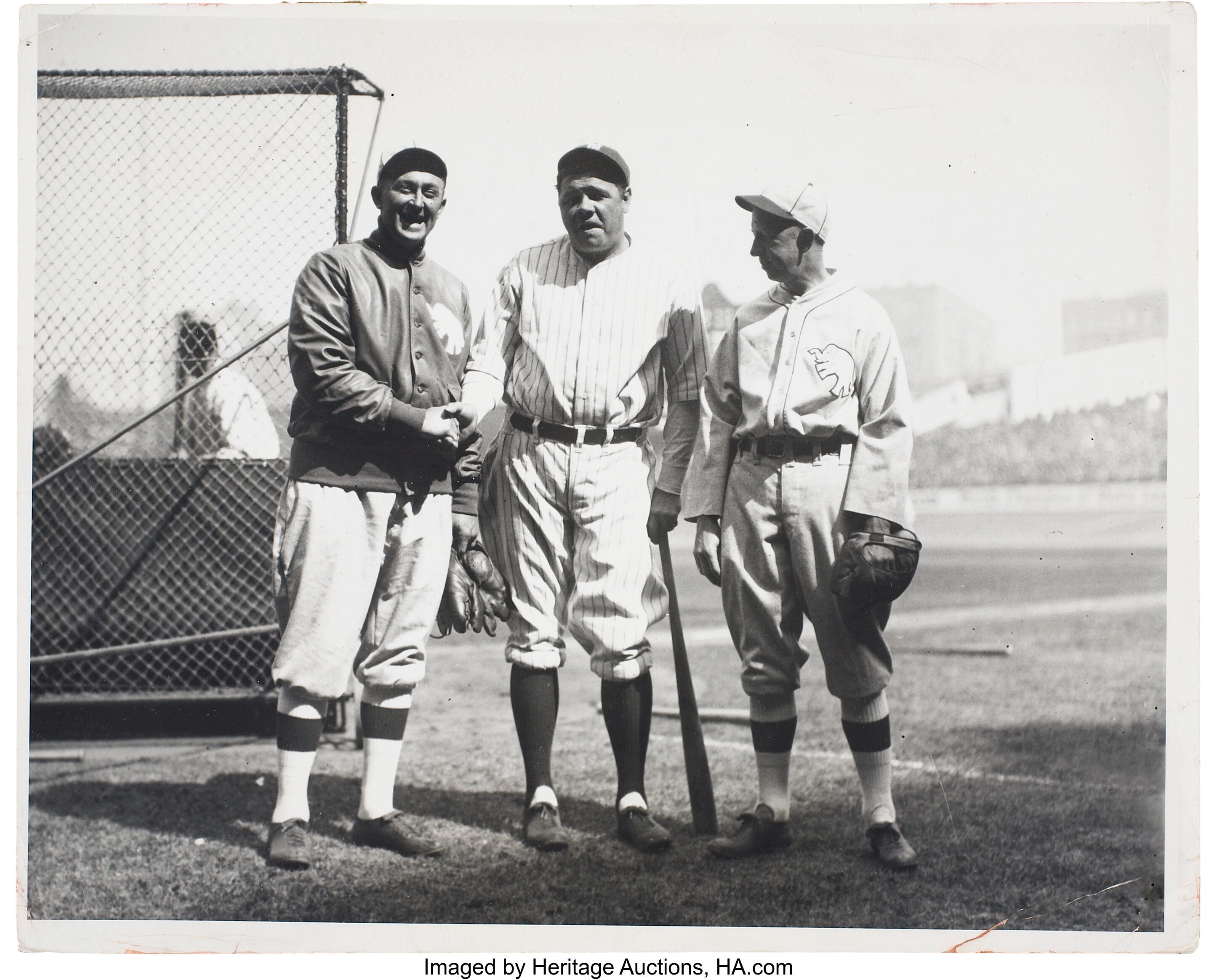 Babe Ruth and Ty Cobb, Greatest Baseball Players, 1920 Art Print by  American School - Fine Art America