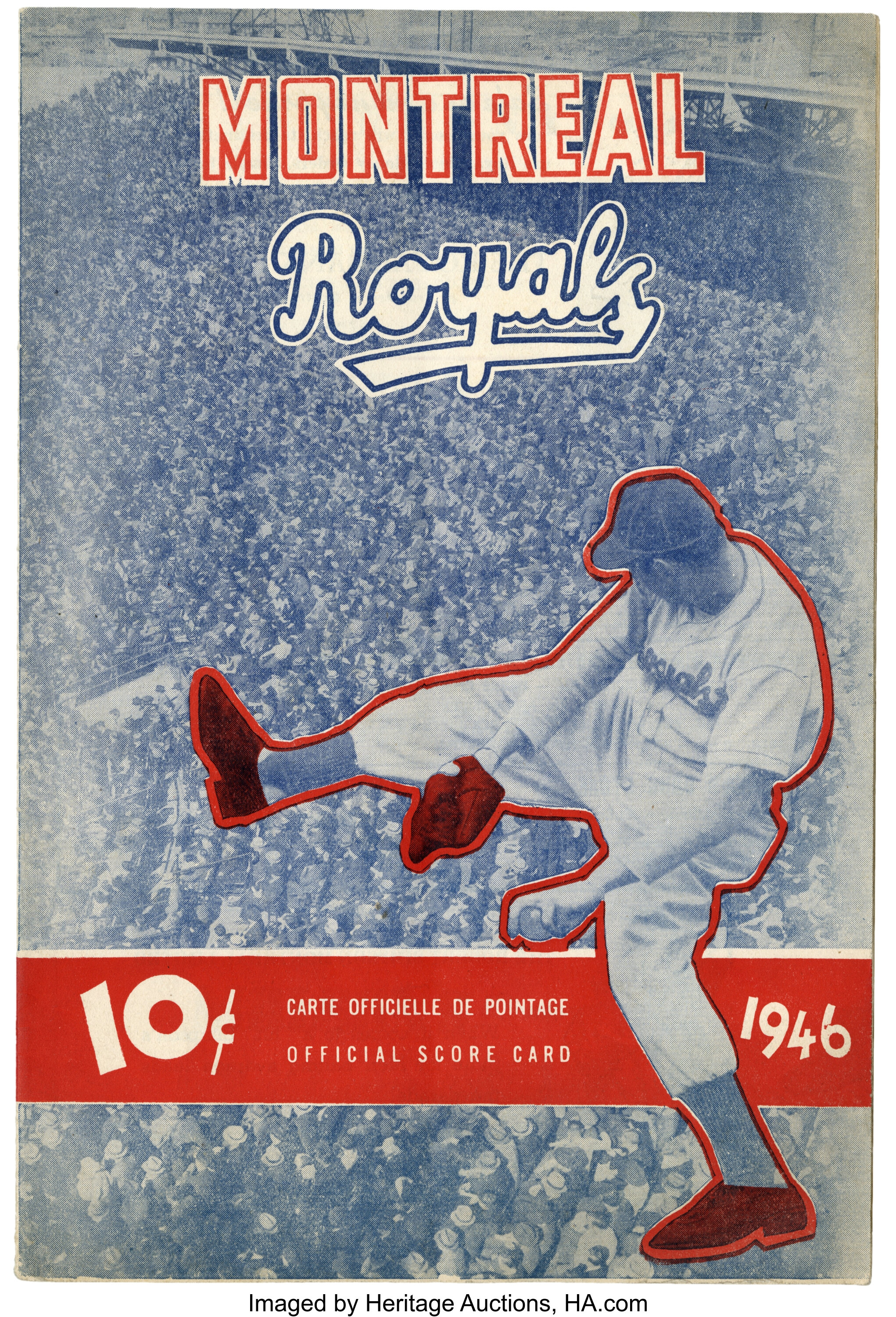 Jackie Robinson Montreal Royals 1946 Program. Autographs Letters, Lot  #44144