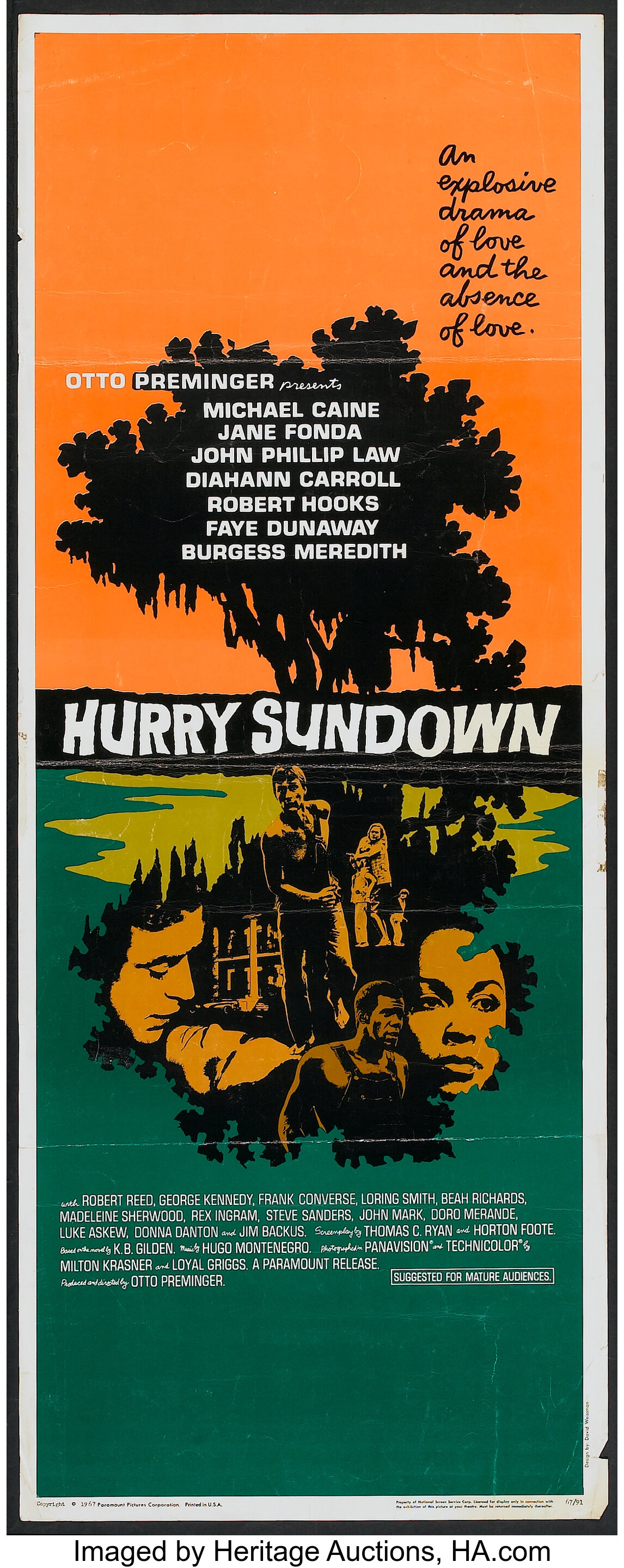 Hurry Sundown (Paramount, 1967). Insert (14