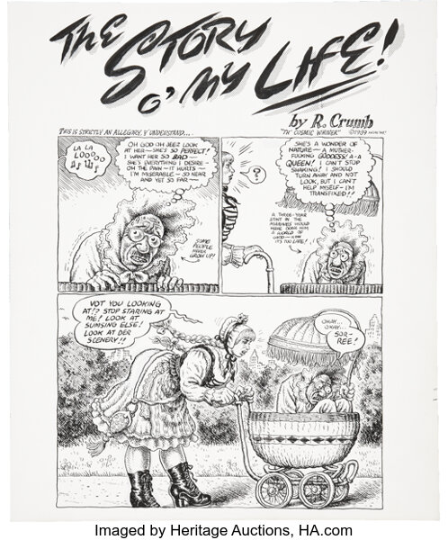 Robert Crumb Hup 3 Complete Eight Page Story The Story Of My Lot 963 Heritage Auctions