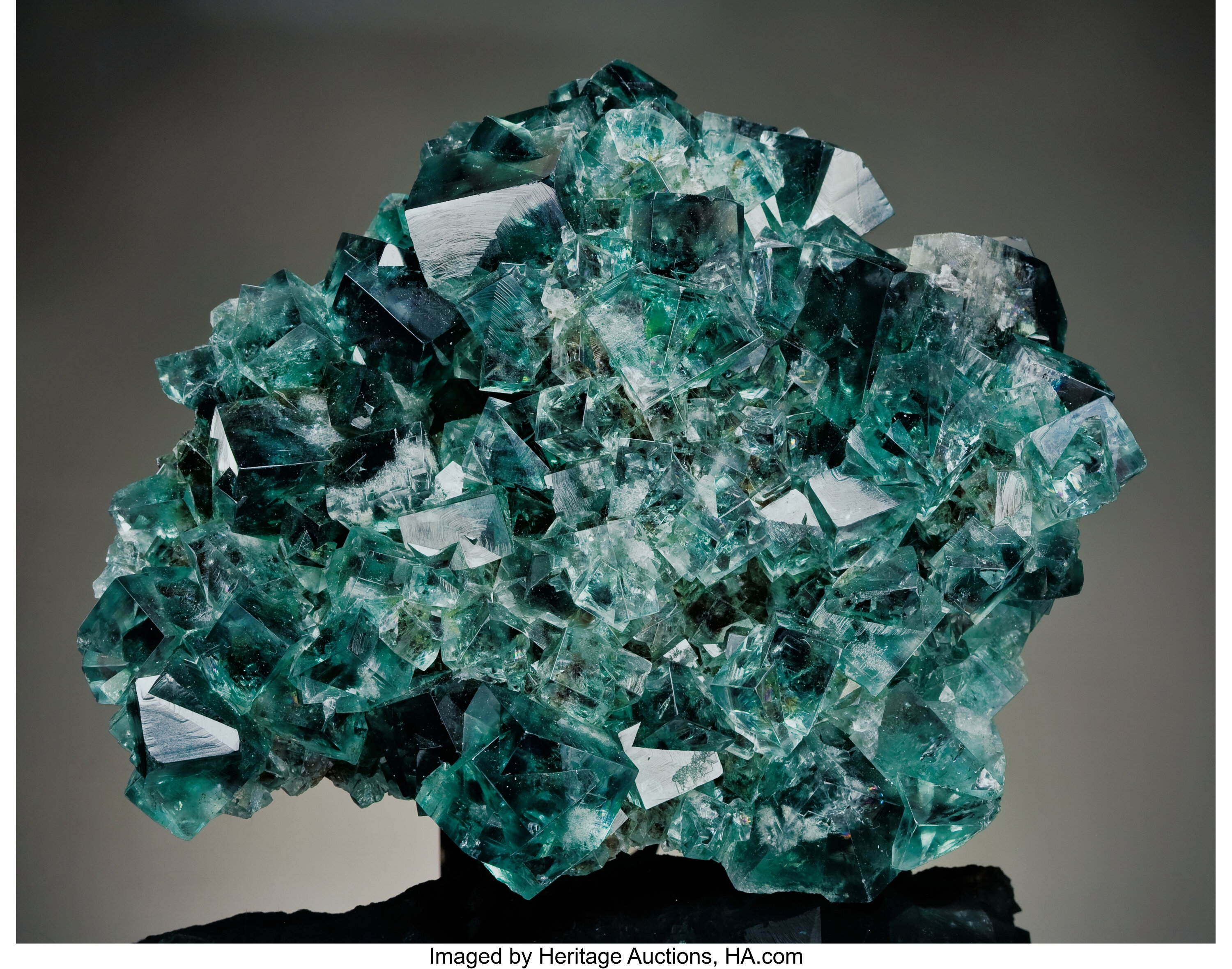 HISTORIC FLUORITE: CARNEGIE COLLECTION . ... Minerals Museum | Lot ...