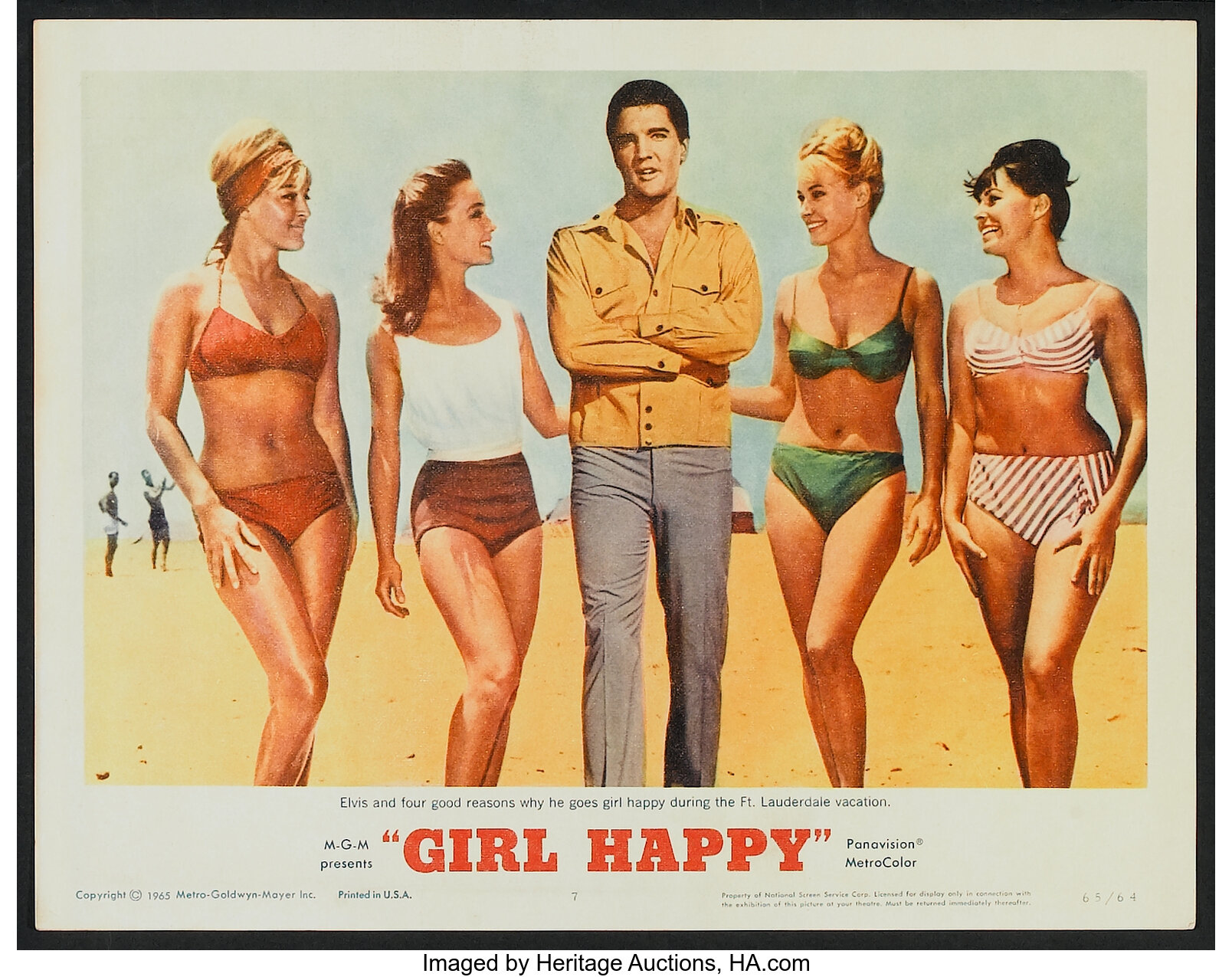 Girl Happy (MGM, 1965). Lobby Card Set of 8 (11" X 14"). Elvis | Lot #183 |  Heritage Auctions