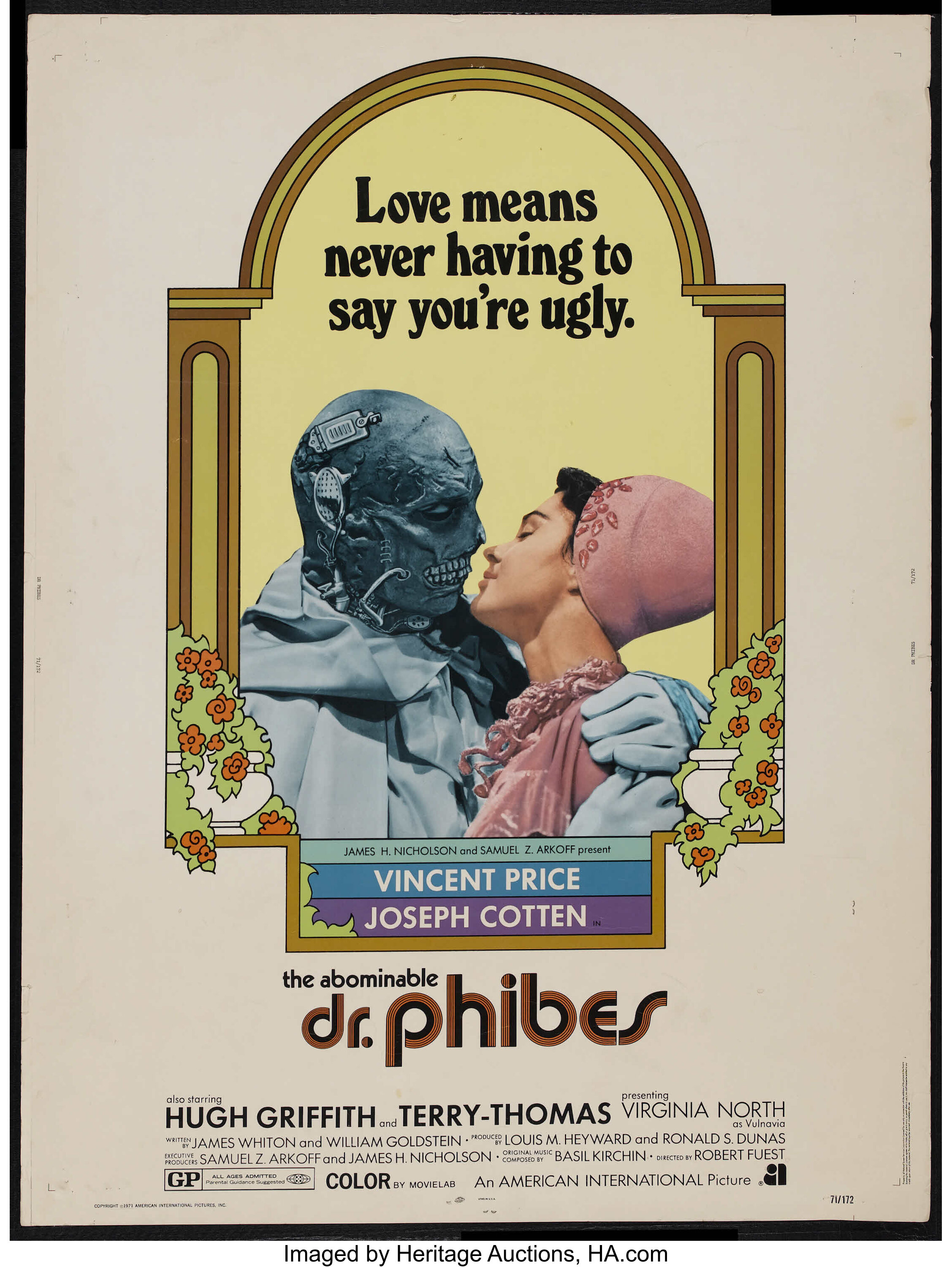 The Abominable Dr Phibes American International 1971 Poster Lot 25005 Heritage Auctions 2695