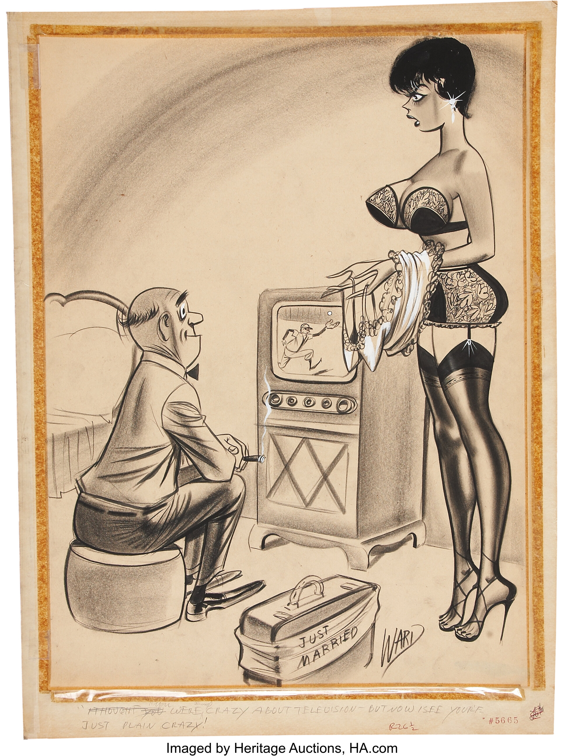 Bill Ward Humorama Cartoon Illustration Original Art (Humorama, - Lot #92255 - Heritage Auctions