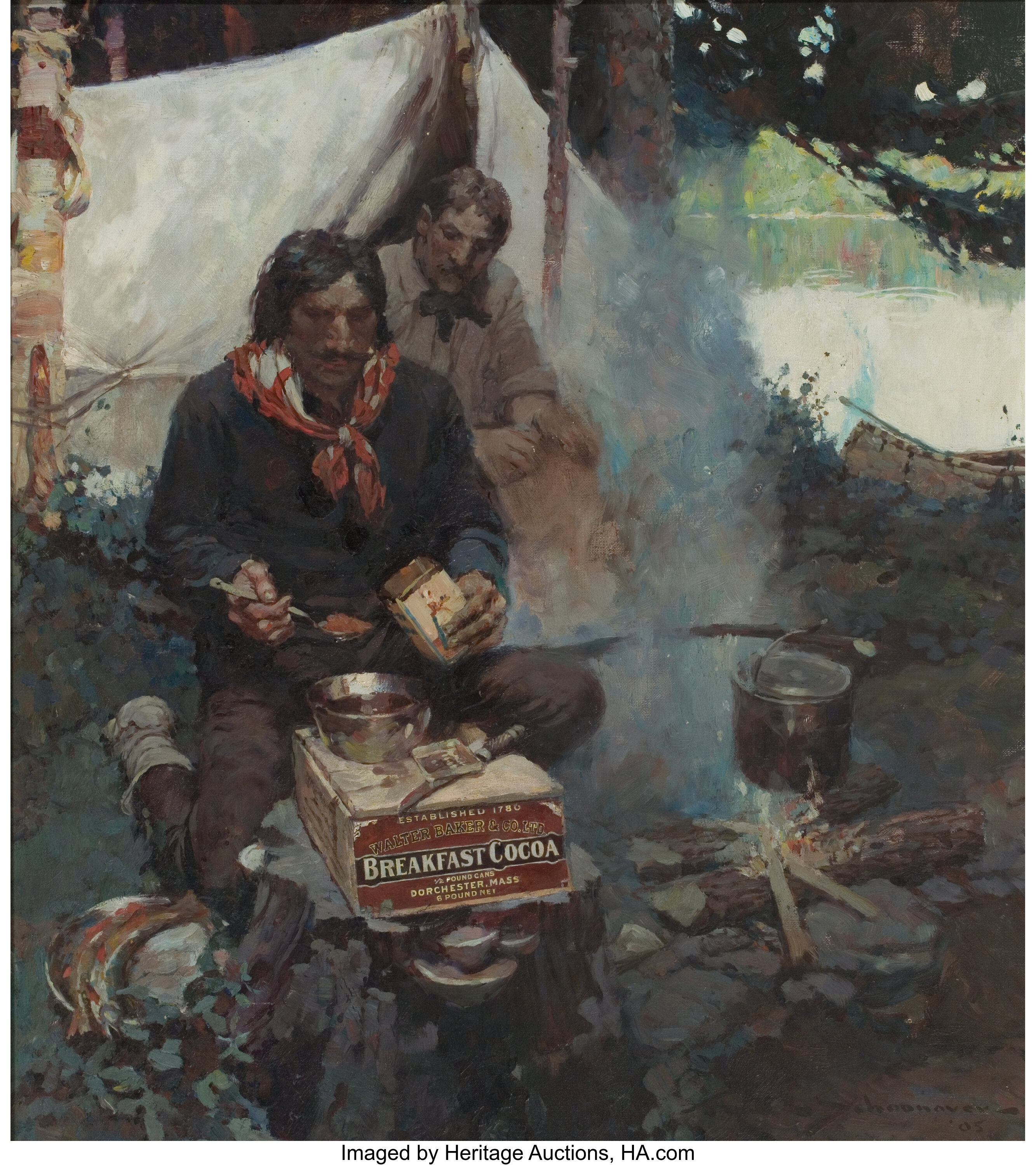 FRANK EARLE SCHOONOVER (American, 1877-1972). Breakfast Coca - | Lot ...