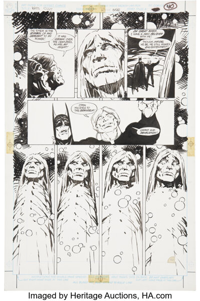 Bernie Wrightson Batman The Cult 1 Page 40 Original Art Dc Lot 93565 Heritage Auctions