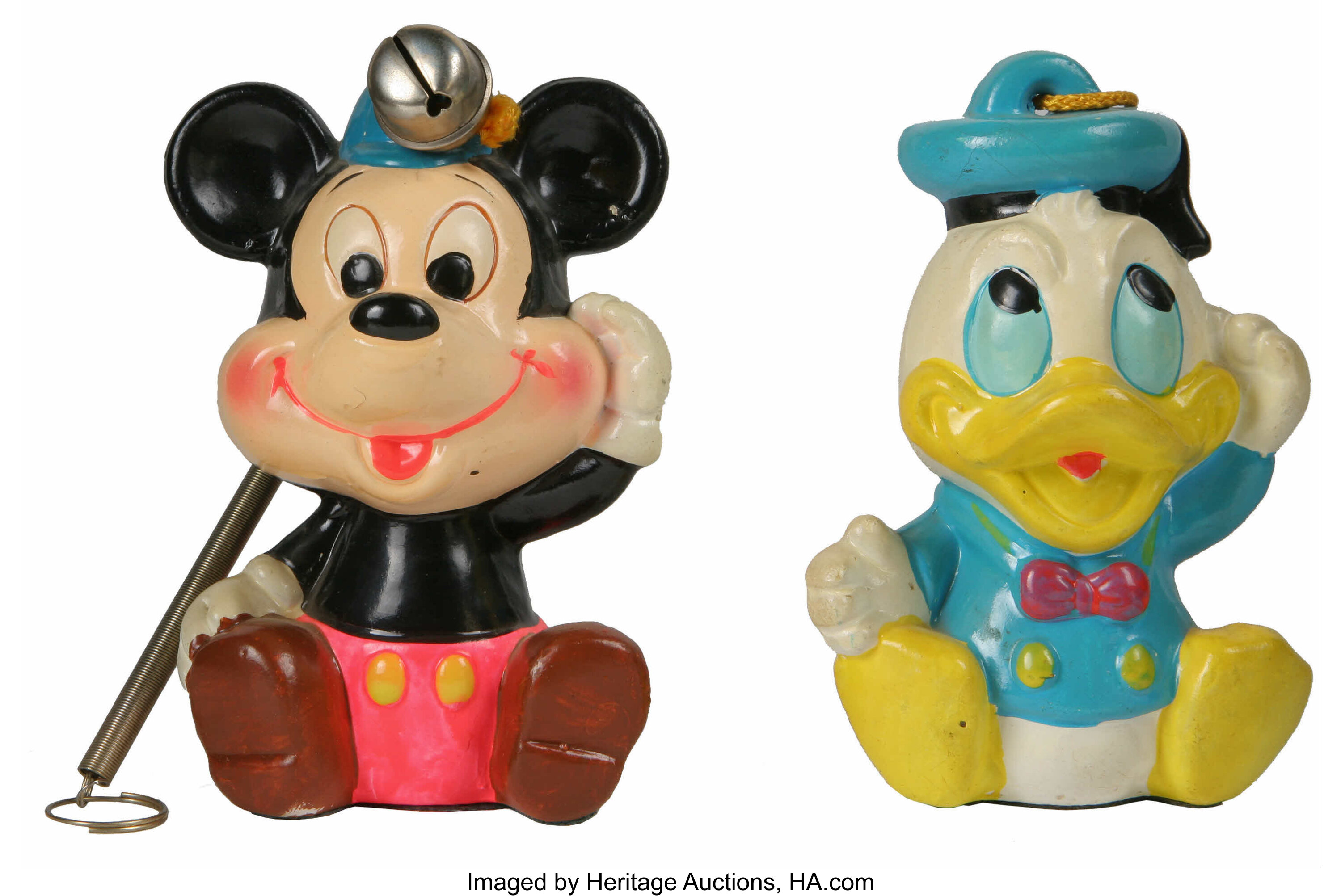 Vintage Baby Mickey Mouse And Donald Duck Hanging Ceramic Banks Lot 17685 Heritage Auctions