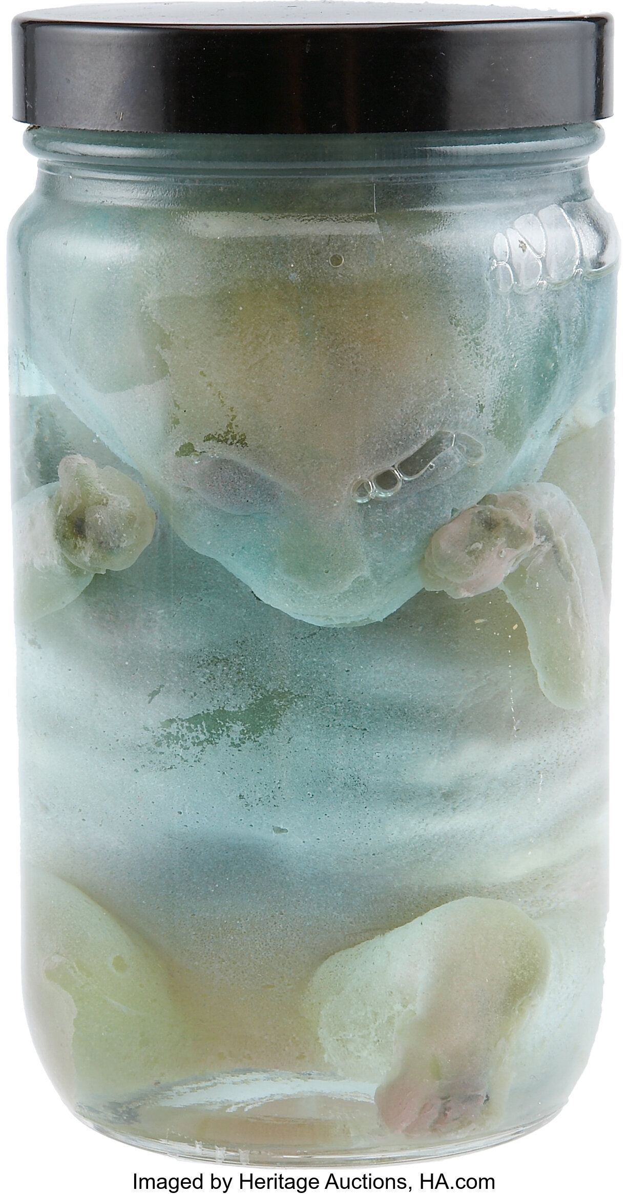 X Files Alien Baby In Jar Movie Tv Memorabilia Props Lot