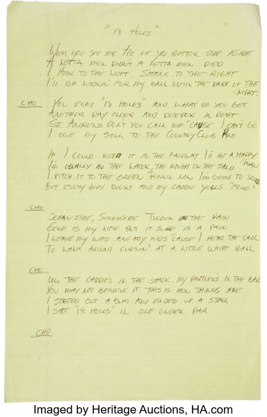 John Denver Handwritten