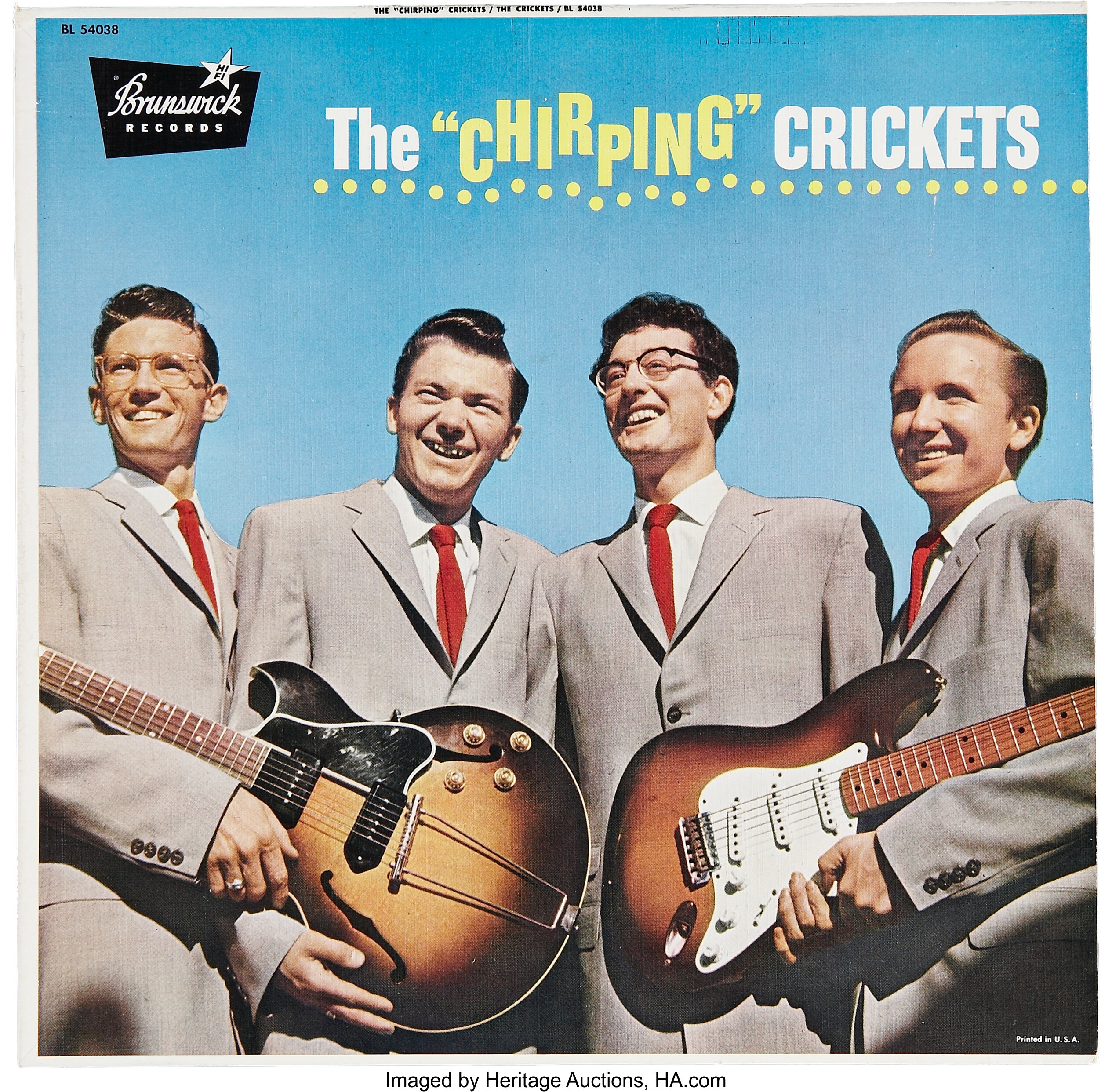 Buddy Holly and the Crickets The Chirping Crickets Mono LP | Lot