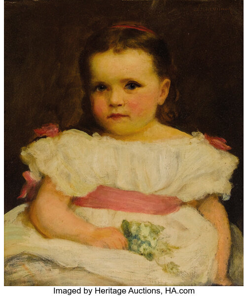 JAMES JEBUSA SHANNON (British/American, 1862-1923). Portrait of a, Lot  #77090