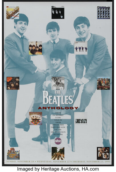 The Beatles Anthology Abc 1995 Television Poster 27 X 41 Lot Heritage Auctions