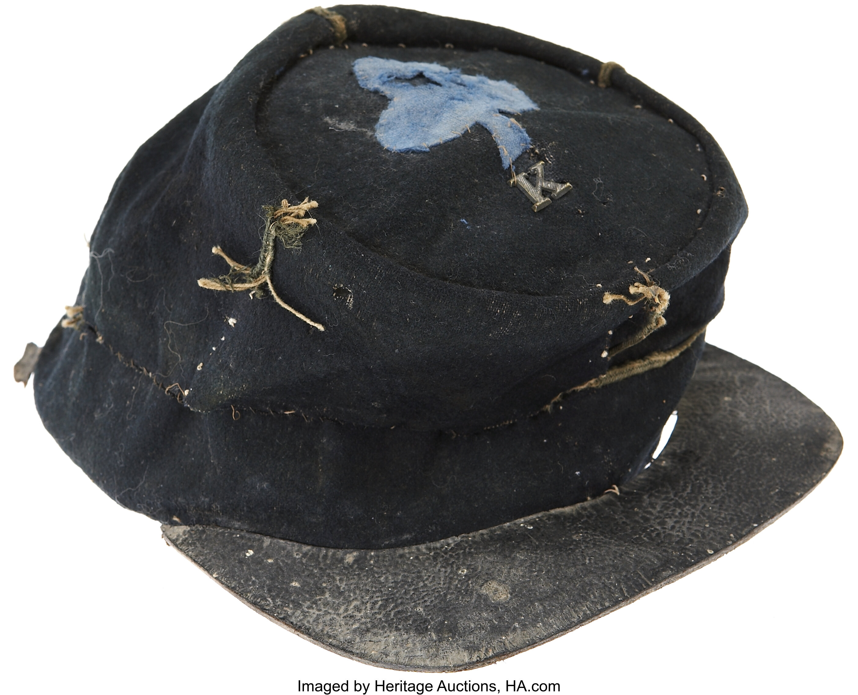 Civil War Chasseur Style Kepi with Original Cloth 2d Corps | Lot #57024 ...