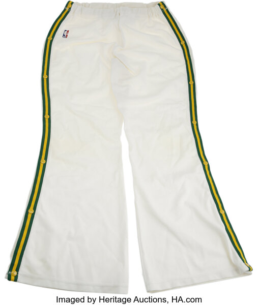 19 Larry Bird Game Worn Warm Up Pants Blessed With A Skill Set Lot Heritage Auctions