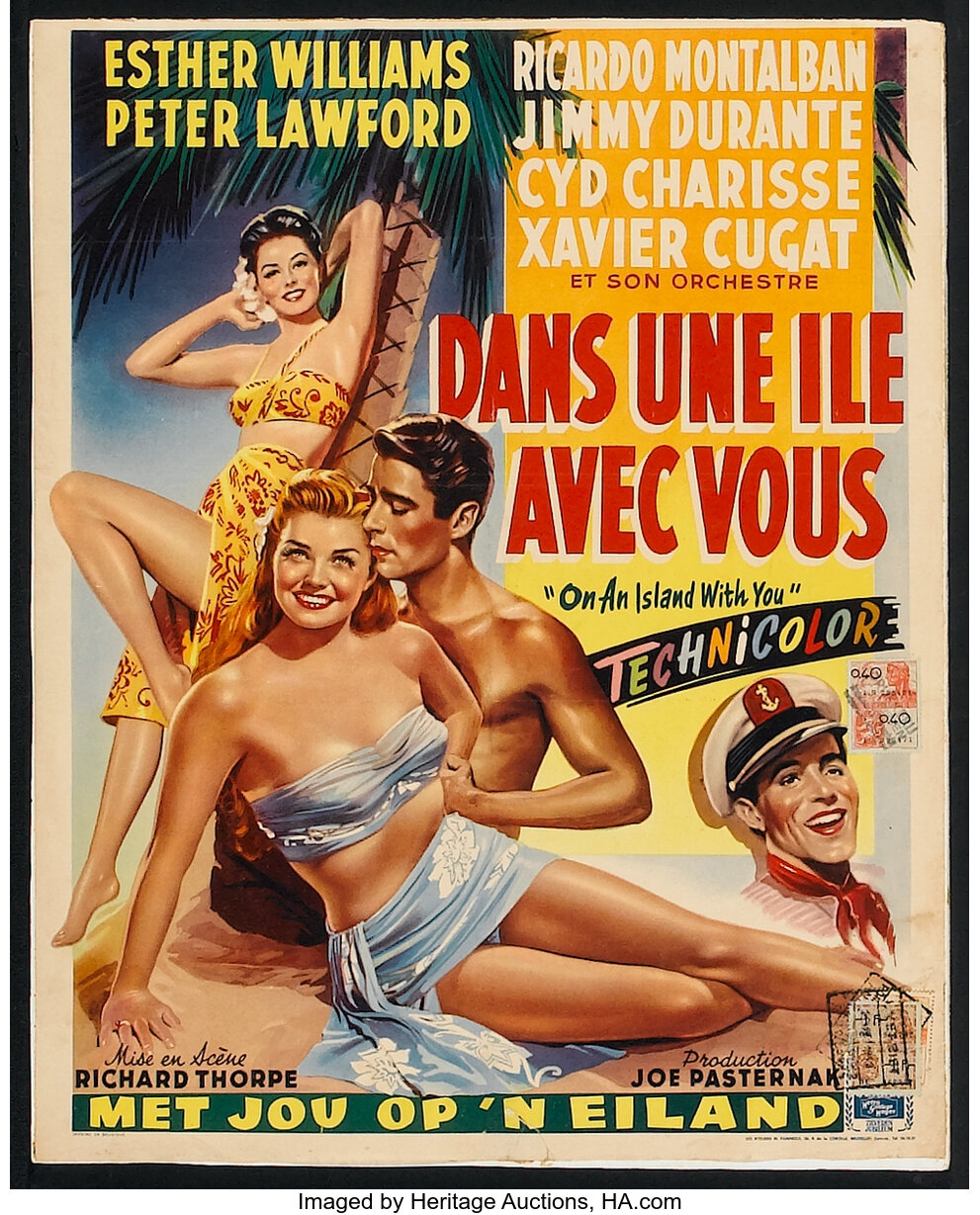 On an Island with You (MGM, 1948). Belgian (14