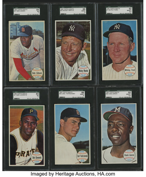 1964 Topps Giants Hank Aaron