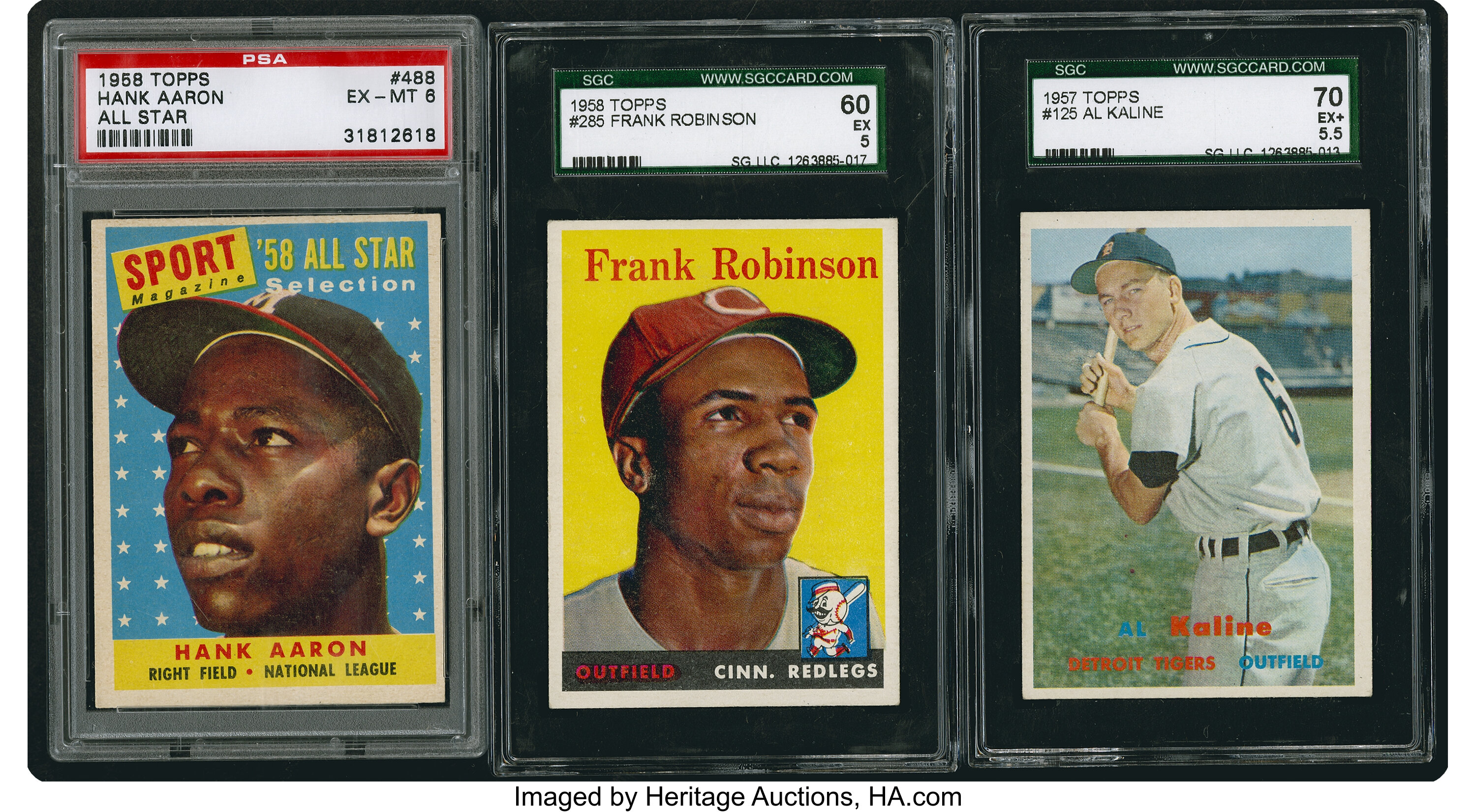 1957 Topps Hank Aaron SGC 3