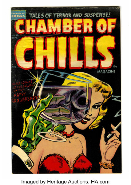 Golden Age (1938-1955):Horror, Chamber of Chills #19 - Multiple File Copy Group (Harvey, 1953) Condition: Average GD/VG.... (Total: 18 Comic Books)