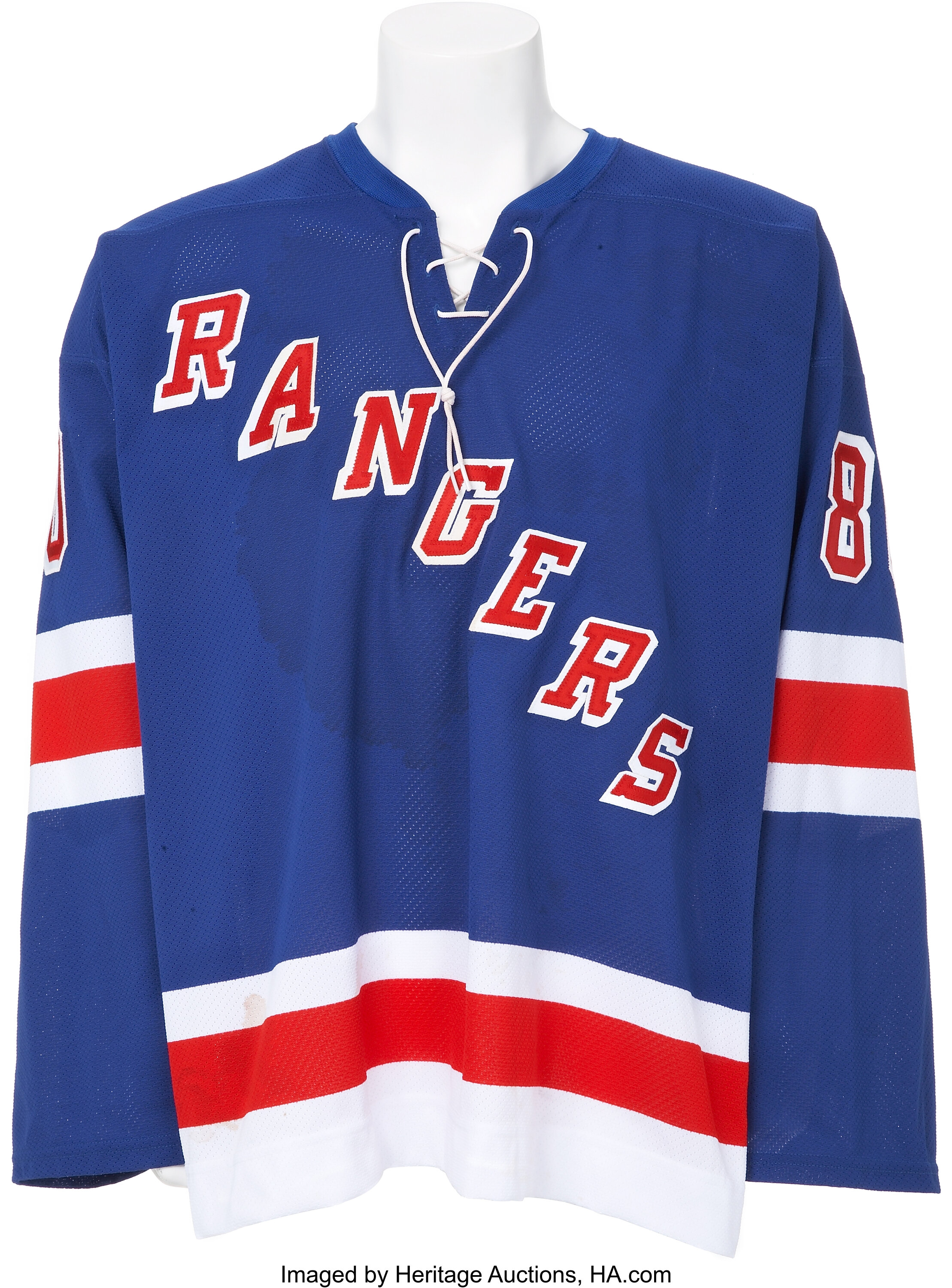 New York Rangers Mark Messier Vintage White Vintage Jersey