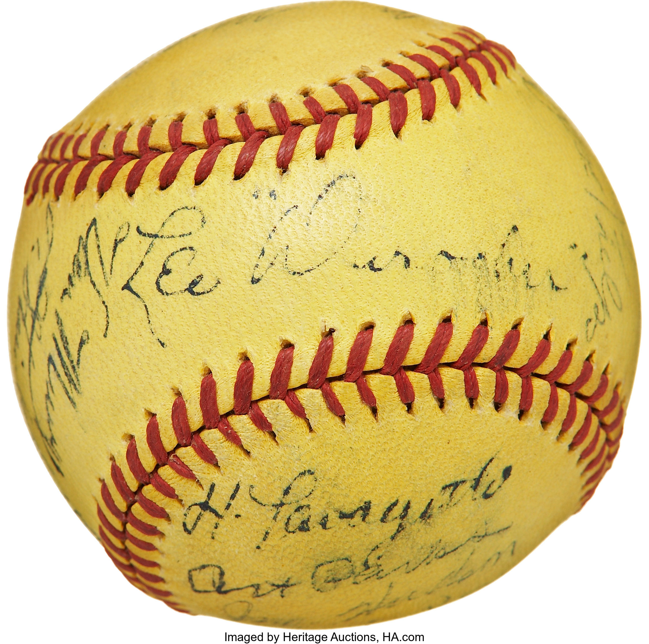 Lot - 1941 BROOKLYN DODGERS TEAM SIGNED PHOTOGRAPH